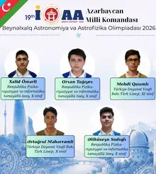 Azerbaijan Names Five-Student Team for 19th International Astronomy Olympiad