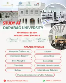 Study at Qarabağ University!