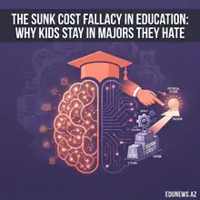 The Sunk Cost Fallacy in Education: Why Kids Stay in Majors They Hate