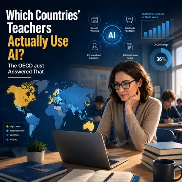 Which Countries' Teachers Actually Use AI? The OECD Just Answered That