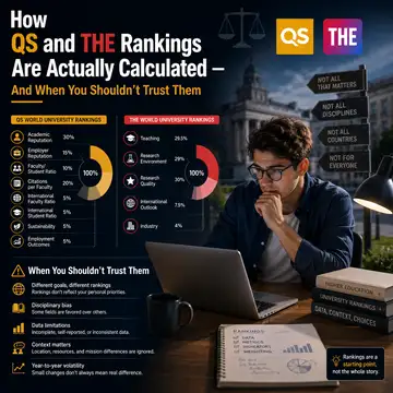 How QS and THE Rankings Are Actually Calculated — And When You Shouldn't Trust Them