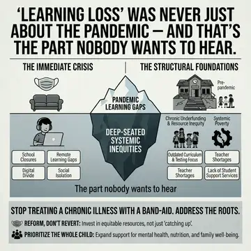 "Learning Loss" Was Never Just About the Pandemic — And That's the Part Nobody Wants to Hear