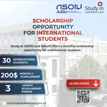 Scholarship Opportunity for International Students!