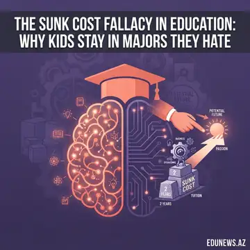 The Sunk Cost Fallacy in Education: Why Kids Stay in Majors They Hate