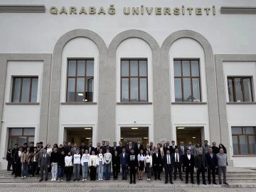 Qarabağ Universitetinin yaradılmasının 1 illiyi münasibətilə görüş keçirilib