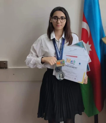 Füzuli məktəblisi beynəlxalq riyaziyyat olimpiadasında qızıl medal qazandı