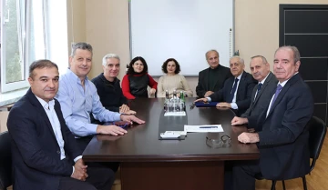 İSİ-də Yunanıstanın Thessaly Universitetinin nümayəndələri ilə görüş keçirilib