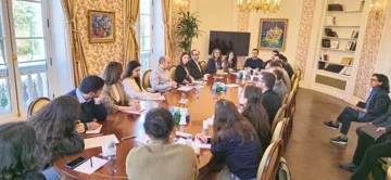 Nazir Fransa və digər Qərbi Avropa ölkələrində azərbaycanlı tələbələrlə görüşüb
