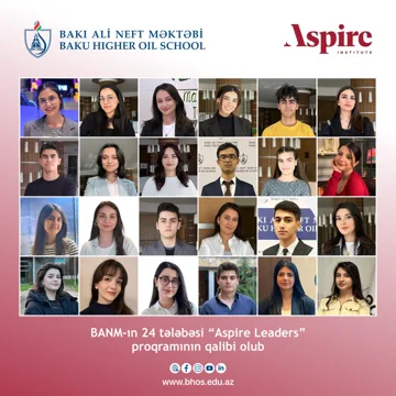 BANM-ın 24 tələbəsi “Aspire Leaders” proqramının qalibi olub