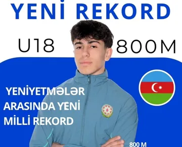 Naxçıvan məktəblisi ölkə rekordçusu olub