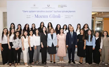 “Gənc qızların təhsilinə dəstək” layihəsinin iştirakçılarının “Məzun günü” keçirilib