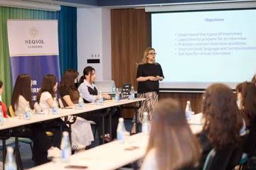“Parla”nın iştirakçıları “Müsahibə bacarıqları” təlimində iştirak ediblər