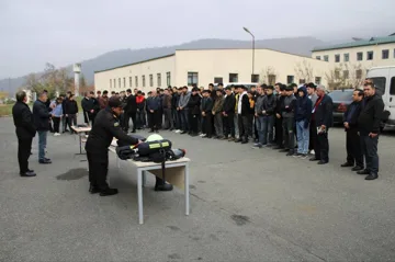 Qəbələ Dövlət Peşə Təhsil Mərkəzində təhlükəsizlik mövzusunda "açıq dərs" keçirilib