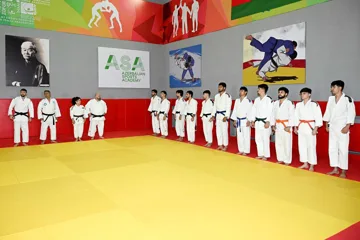 Azərbaycan İdman Akademiyasında yenilənən cüdo zalı istifadəyə verilib