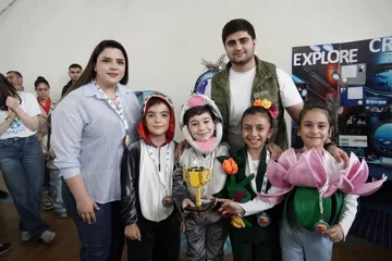 Gəncə məktəbliləri LEGO turnirində iki kubok qazandılar