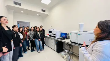 ADNSU tələbələri Tərəvəzçilik Elmi-Tədqiqat İnstitutunda olublar