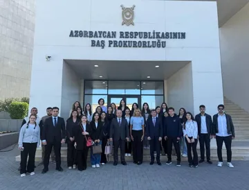 Baş Prokurorluqda ADA tələbələri ilə maarifləndirici görüş keçirilib