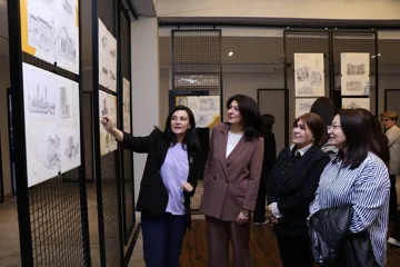 Sərgi salonunda “From Past to Future” adlı hesabat sərgisi açılıb