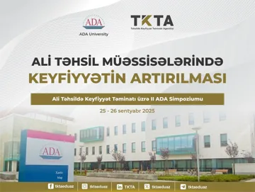 Ali təhsildə keyfiyyət təminatı üzrə II ADA Simpoziumu keçiriləcək