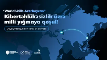 “WorldSkills Şanxay 2026” kibertəhlükəsizlik yarışının milli komanda seçimləri başlayıb