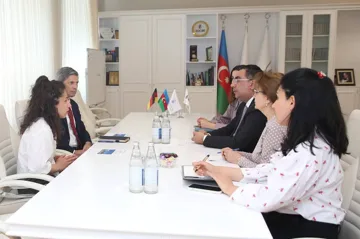 BANM rektoru DAAD Regional Tbilisi ofisinin rəhbəri ilə görüşüb