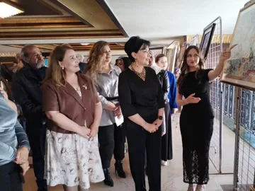 Naxçıvan Musiqi Kollecinin tələbəsinin fərdi sərgisi keçirilib