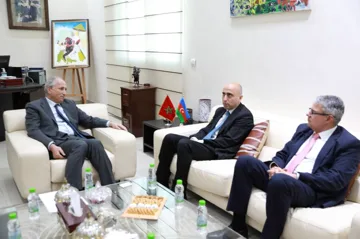 Emin Əmrullayev Mərakeşin milli təhsil, məktəbəqədər və idman naziri ilə görüşüb