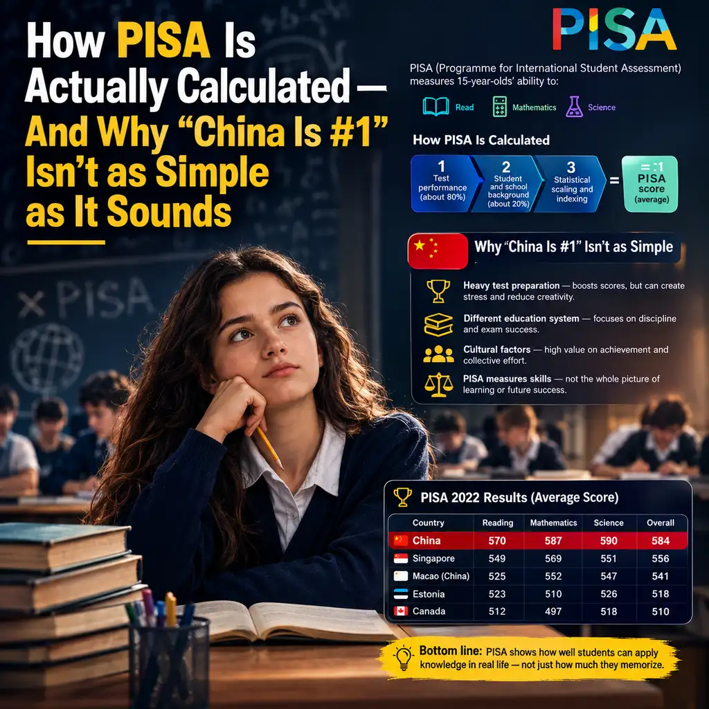 How PISA Is Actually Calculated — And Why "China Is #1" Isn't as Simple as It Sounds