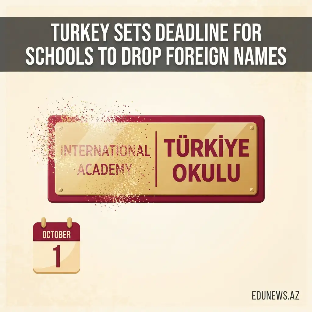 Turkey Gives Private Schools Until October 1 to Drop Foreign Names