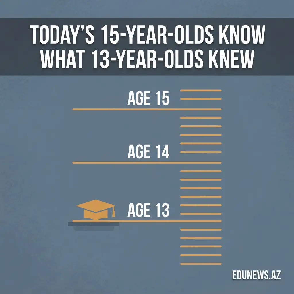 PISA 2025's Real Headline: Today's 15-Year-Olds Know What 13-Year-Olds Knew a Decade Ago