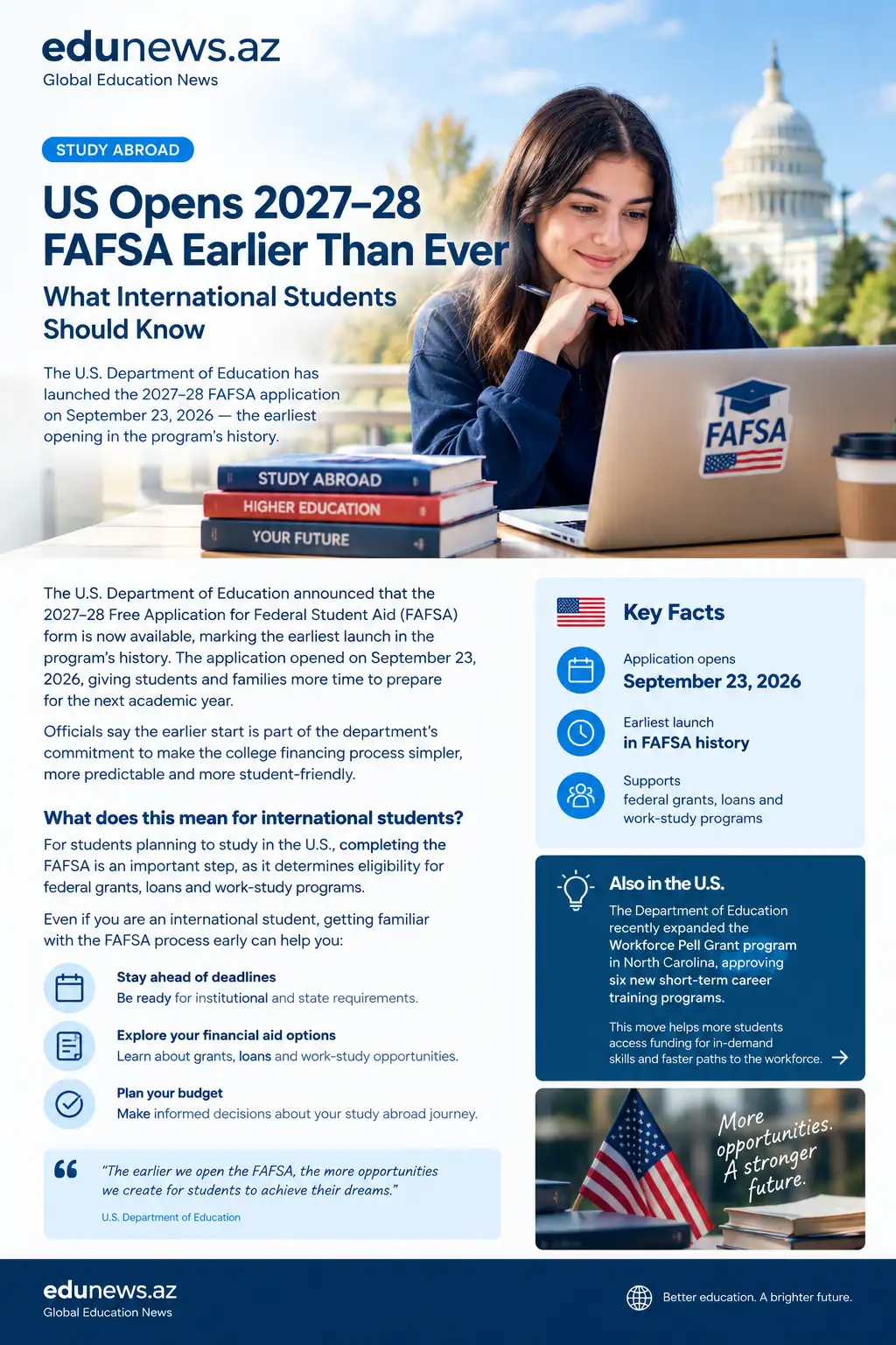 US Opens 2027–28 FAFSA Earlier Than Ever: What Students Need to Know