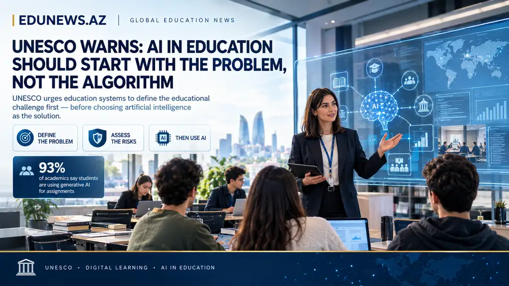 UNESCO Warns: AI in Education Should Start With the Problem, Not the Algorithm