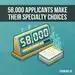 58,000 Applicants Have Made Their Specialty Choices So Far